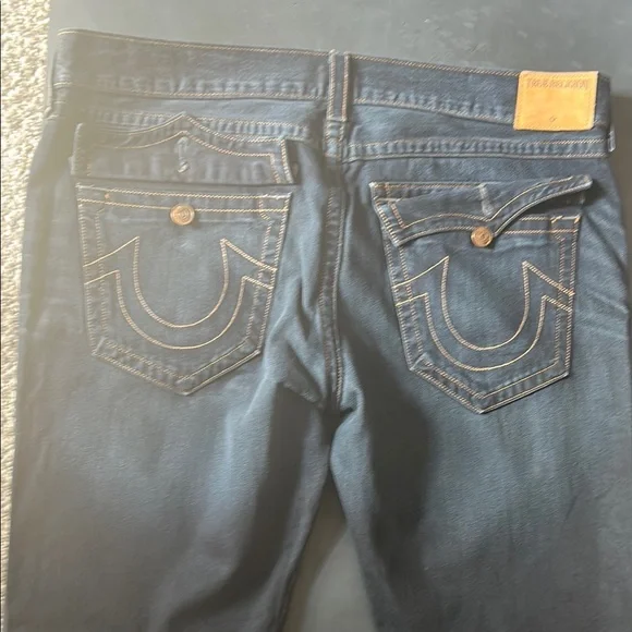 True Religion Men's Bootcut Jeans - Dark Blue - Picture 5 of 5